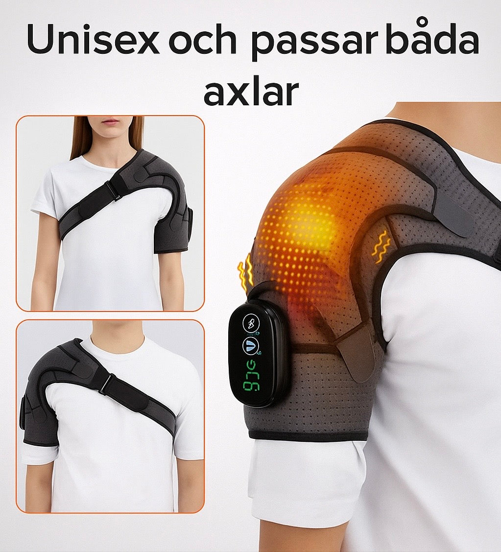Axelmassageapparat med Värmefunktion - Professionell Smärtlindring