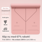 Träningsmatta med halkfritt grepp och komfort