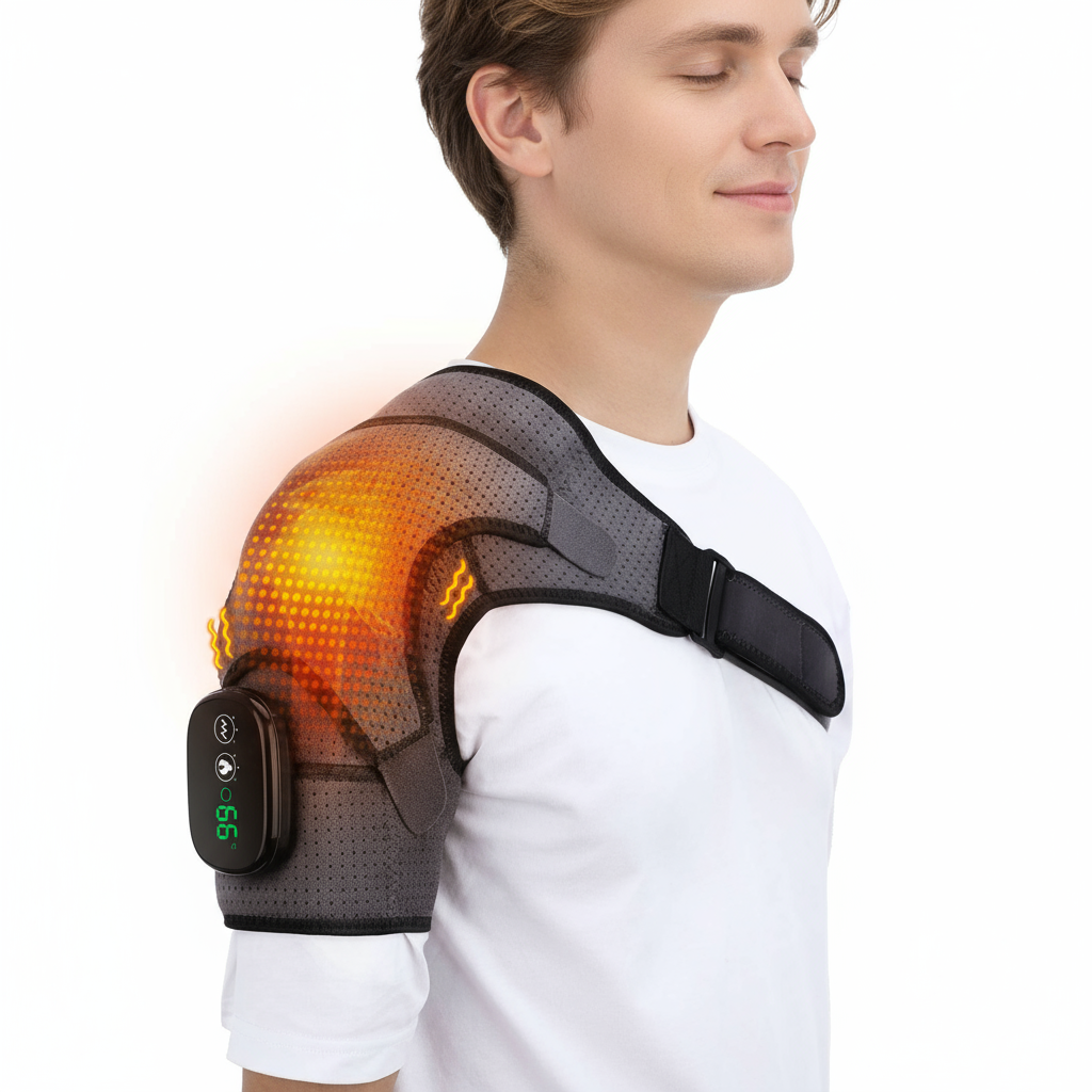 Axelmassageapparat med Värmefunktion - Professionell Smärtlindring