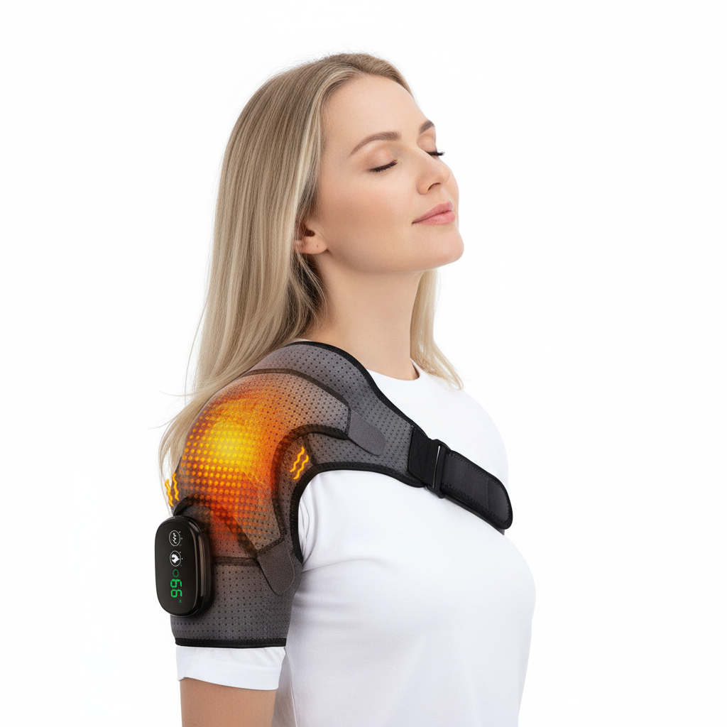 Axelmassageapparat med Värmefunktion - Professionell Smärtlindring